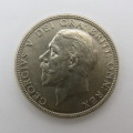 1929 Great Britain Florin 2 shilling uncirculated - Small bag marks