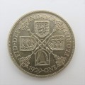 1929 Great Britain Florin 2 shilling uncirculated - Small bag marks