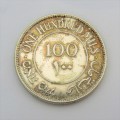 1939 Palestine 100 Mils Silver