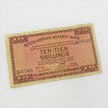 South Africa J Postmus 10 Shillings 5 April 1940 bank note