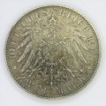 1901 Deutsches Reich 2 Mark silver coin