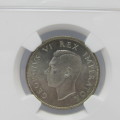 1947 South Africa Union Two Shilling graded PF65 by NGC