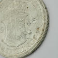 South Africa 1945 half crown AU or better
