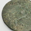 Ancient Roman Galigula coin ( 37 to 38 Ad ) VESTA reverse - very rare