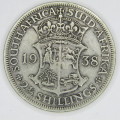 1938 SAU George V half crown - VF