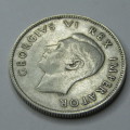 1944 SAU George VI Florin 2 Shilling - VF+