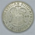 1949 SAU George VI Florin 2 Shilling - EF