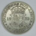 1939 SAU George V half crown - VF