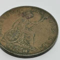 Great Britain 1827 George 3 half penny VF  - better condition coin