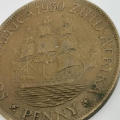 South Africa 1930 penny VF+