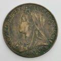 Great Britain 1899 Victoria farthing XF