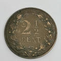 1898 Netherlands 2½ cent