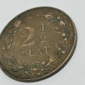 1898 Netherlands 2½ cent