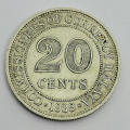 Malaya 1939 Twenty cent XF+