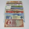 Lot of 10 bank notes from Africa - some excellent