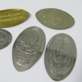 Lot of 13 Russian elongated coins