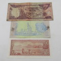 Lot of 10 Africa bank notes