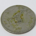 Rhodesia 1964 Error coin - major flaw obverse
