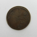 1815 German States AS ROSTOCKER MUNZE 3 Pfennig