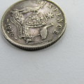 1926 Australia Sixpence error coin - cracked die