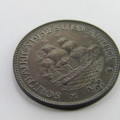 1932 SA Union half penny - EF+