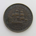 1924 SA Union half penny - AU