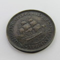 1924 SA Union half penny - AU