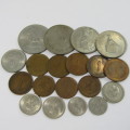 Lot of 19 Rhodesia coins - all different