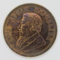 ZAR Paul Kruger 1898 penny UNC with beautiful toning