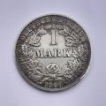 Germany 1909 A silver 1 mark XF