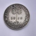 British West Africa 1913 H shilling VF - silver
