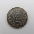 Canada 1910 Ten cent silver