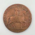 Yorkshire Hull Half Penny 1791 with edge inscription