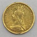 Great Britain 1888 three pence in 18 kt gold - weighs 2,4 g