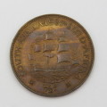 South Africa 1937 half penny