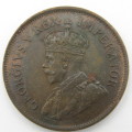 South Africa 1928 half penny in excellent condition AU with mint lustre