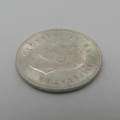 South Africa 1946 tickey 3d uncirculated