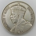 Southern Rhodesia 1935 Two Shillings XF - silver