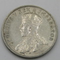 South Africa 1935 Silver George V 2 shilling florin EF+ / AU