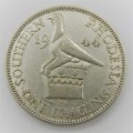 1944 Southern Rhodesia shilling XF+