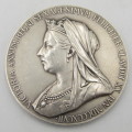Victoria 1897 Diamond Jubilee medal - silver 82,8 grams