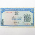 Rhodesia one dollar 18 Aug 1971 VF