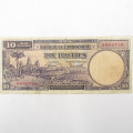 French Indochine 10 piastres (1947 to 1951)