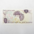 New Zealand 2 Dollars - 1977 to 1981 replacement note 9y3* AU condition