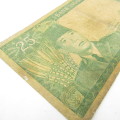 Indonesia 25 Rupiah well used 1960