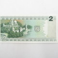 Lithuania 1993 banknote 2 litai uncirculated