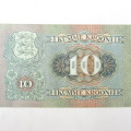 Estonia 1937 AU+ (UNC with slight fold) 10 Krooni