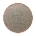 South Africa 1938 Fibre half penny - scarce