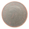 South Africa 1938 Fibre half penny - scarce