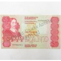 GPC de Kock Replacement R50 banknote XX some folds & creases